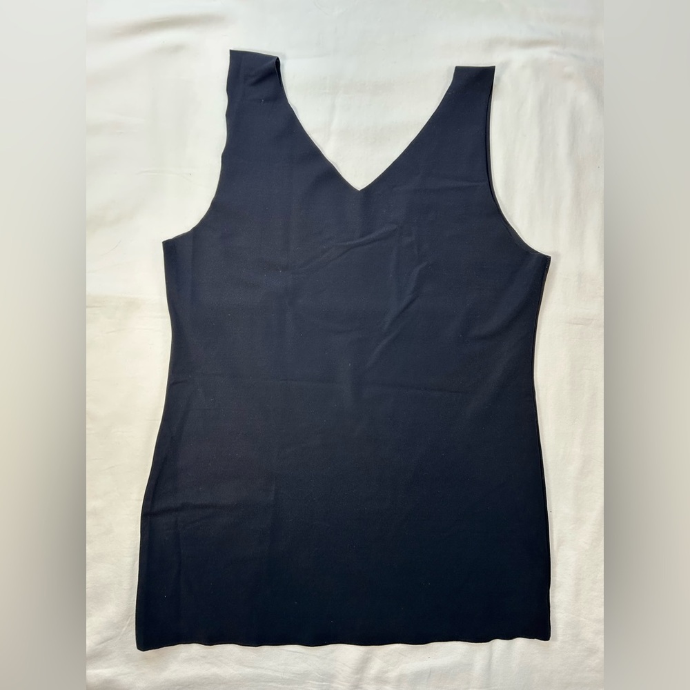 Commando V Neck Tank, raw edges,‎ size M/L